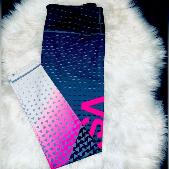 Victoria Secret VSX Knockout Tights Show Off Leggings Bra Limited Edition 2PcSet - Picture 8 of 14